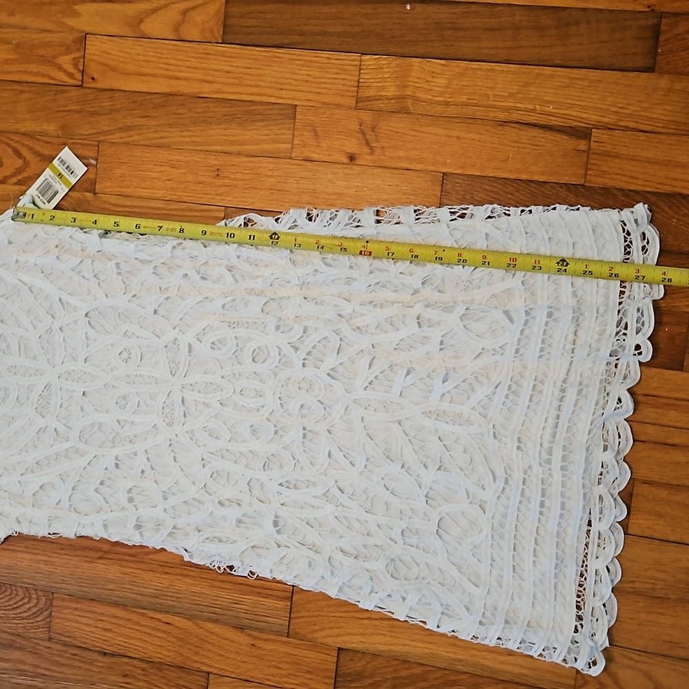 NWT INC Lace Dress (Bright White) - Picture 6 of 10